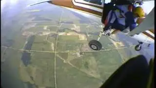 SKYDIVING Solo First Jump 12-July-09 - EDEN NORTH in ALBERTA