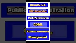 #&ldquo;BRAOU  UG Exam tips & How to pass,&rdquo; # 5th Semester question paper #U.G. important questions