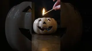 Painting a Pumpkin! #porcelainart #porcelainpainting #diy #halloween #jackolantern