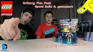 Lego Dimensions: #71210 Cyborg Fun Pack Speed Build & Gameplay - HTG