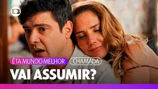 Candinho se assusta ao acordar na cama com Zulma e fica incr&eacute;dulo! | &Ecirc;ta Mundo Melhor | TV Globo
