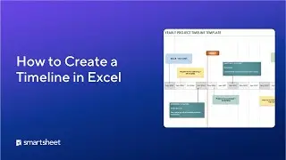 Как создать временную шкалу в Excel