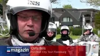 Hotrod Citytour Flensburg im Schleswig Holstein Magazin