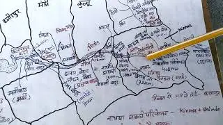 satluj river in HP with map