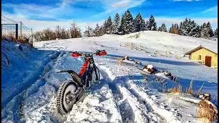 Ride in the snow! Trial GasGas