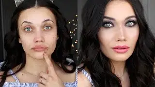 TRYING CHEAP MAKEUP FROM MARSHALLS | FULL FACE TUTORIAL