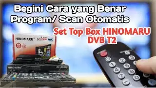 Cara Program/ Scan Ulang Set top box Hinomaru - Pencarian Siaran TV Digital