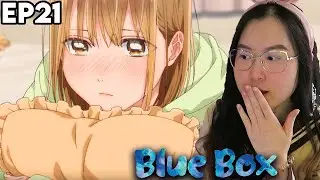 CHINATSU LIKES...?!!👀 Blue Box Episode 21 REACTION