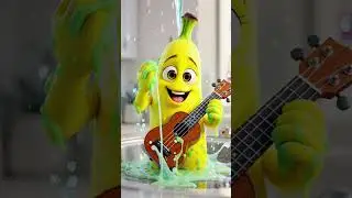 Wash Your Hands with SambaNana 🍌🧼 Slime Fun!