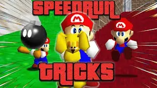 I did the most popular Super Mario 64 Speedrun Tricks