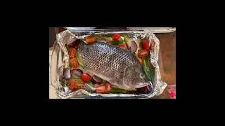 Tilapia assada a melhor