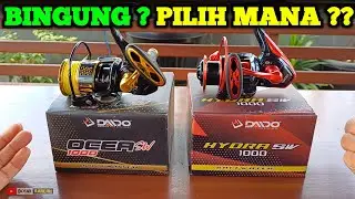 Daido Hydra sw VS Daido Ocea sw !! Reel salt water murah