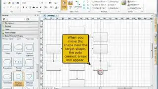 Auto connection feature in Flowcharting | EdrawMax