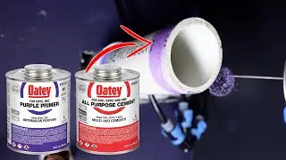 How to use primer and cement for PVC pipes