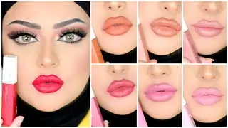 MAYBELLINE Super Stay Matte Ink Review/ swatches |MARWA YEHIA| اكتر روج ثابت وكمان دراج ستور