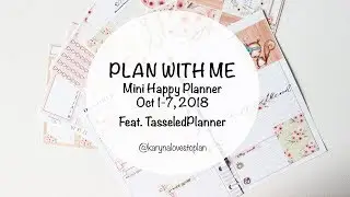 Plan With Me Mini Happy Planner feat. TasseledPlanner