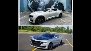 2019 Camaro SS Makeover: Satin Black Roof/Hood Wrap and Forged Carbon