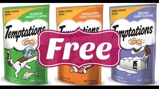 FREE WHISKAS TEMPTATIONS 😺🐱CAT🐱😽 TREATS
