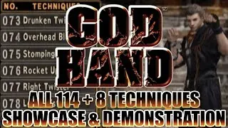 God Hand | [PS2] (All 114 + 8 Techniques showcase & demonstration)