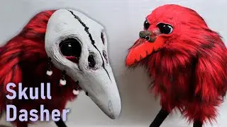 Making Art Doll With Removable Skull Mask || Posable Art Doll Tutorial