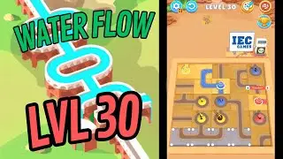 🏅 WATER FLOW 🧪 LEVEL 30 🧩 Gameplay Walkthrough