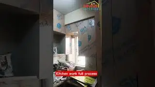 Modern Acrylic Kitchen Installation | Step-by-Step Full Process | Revive interior