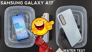 Samsung Galaxy A17 Water Test | Galaxy A17 ip54 is Actually Waterproof or Not.