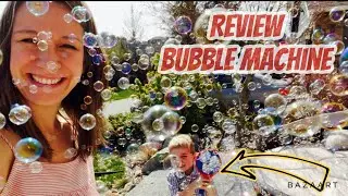 Bubble machine for kids. Amazon shopping review video with a link. ￼