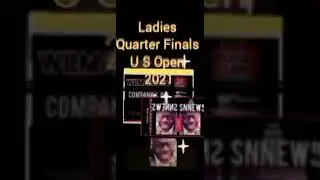 2 U.S.Open Tennis Specifically Commentator Terry Dwayne Ashford Reporting Ladies1st QuarterFinals'21