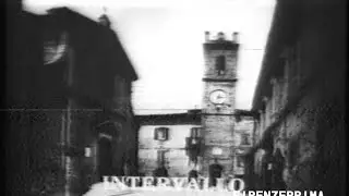 Rara sequenza di immagini Rai dell' Intervallo. 1974