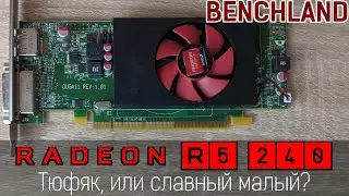 Radeon R5 240, также известный как HD 7570, HD8570, R7 240. Затычка против игр разных десятилетий