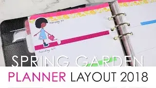 Plan With Me | Spring Garden (A5 Kikki.K Planner)
