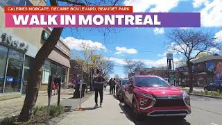 Exploring Montreal's Decarie Boulevard: Let's Walk Together! [4K]