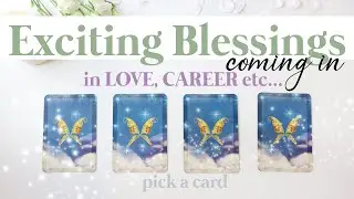 🌈 🤩 PICK A CARD 🤩 🌈 | EXCITING NEW Blessings COMING IN - LOVE, CAREER etc... 💕
