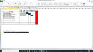 Membuat Time Table / Gantt Chart dengan Conditional Formatting