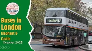 Buses in London | Bakerloop & Electric Buses at Elephant & Castle | October 2025