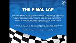 SEEING REAL RACING 3 FOR LAST TIME 2013-2025