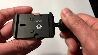 Moza Air Quick Release Plate with Manfrotto 501pl plate