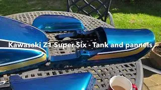 Kawasaki Z1 Super Six -  Tank and Panels