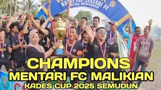 Sang Juara !  kades Cup 2025 Football Tournament Tarkam Kalbar Desa Semudun Kapaten Mempawah 