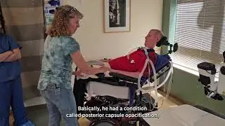 Restoring Vision for an ALS Patient Using Vertically Delivered Laser Technology