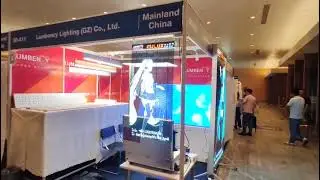 Fulux Transparent Display in HK Lighting Fair