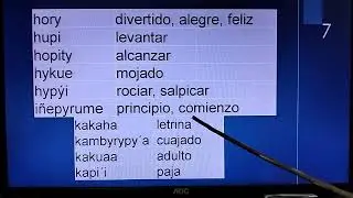 We continue with the Guarani classes