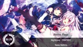 Nightcore - FANTASY『Kana Nishino』
