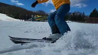 Intro to skiing: How to do a hockey stop on skis