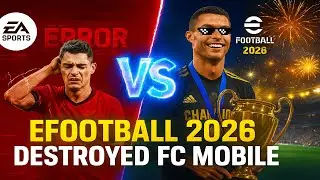 eFootball 2026 VS EA SPORTS FC Mobile | ULTRA Graphics Gameplay Comparison | Which One You Pick