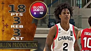 Aden Holloway - 18 Pts, 3 Reb, 3 Ast, 1 Stl Highlights｜GLOBL JAM 2025｜Canada vs Japan｜2025.08.16