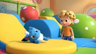 El bebé Pokémon Riolu tropezó con conos de entrenamiento | Rimas y Canciones para Niños