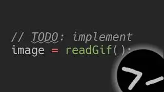 A GIF reader with no dependencies