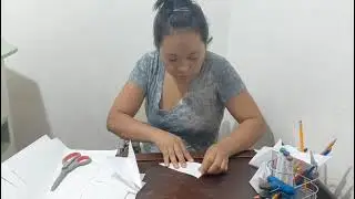 Tri&aacute;ngulo tridimensional en 3D con el m&eacute;todo origami